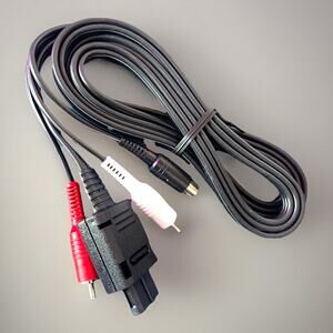 Official Nintendo S-Video Cable SHVC-009 N64 SNES Super Famicom GameCube OEM